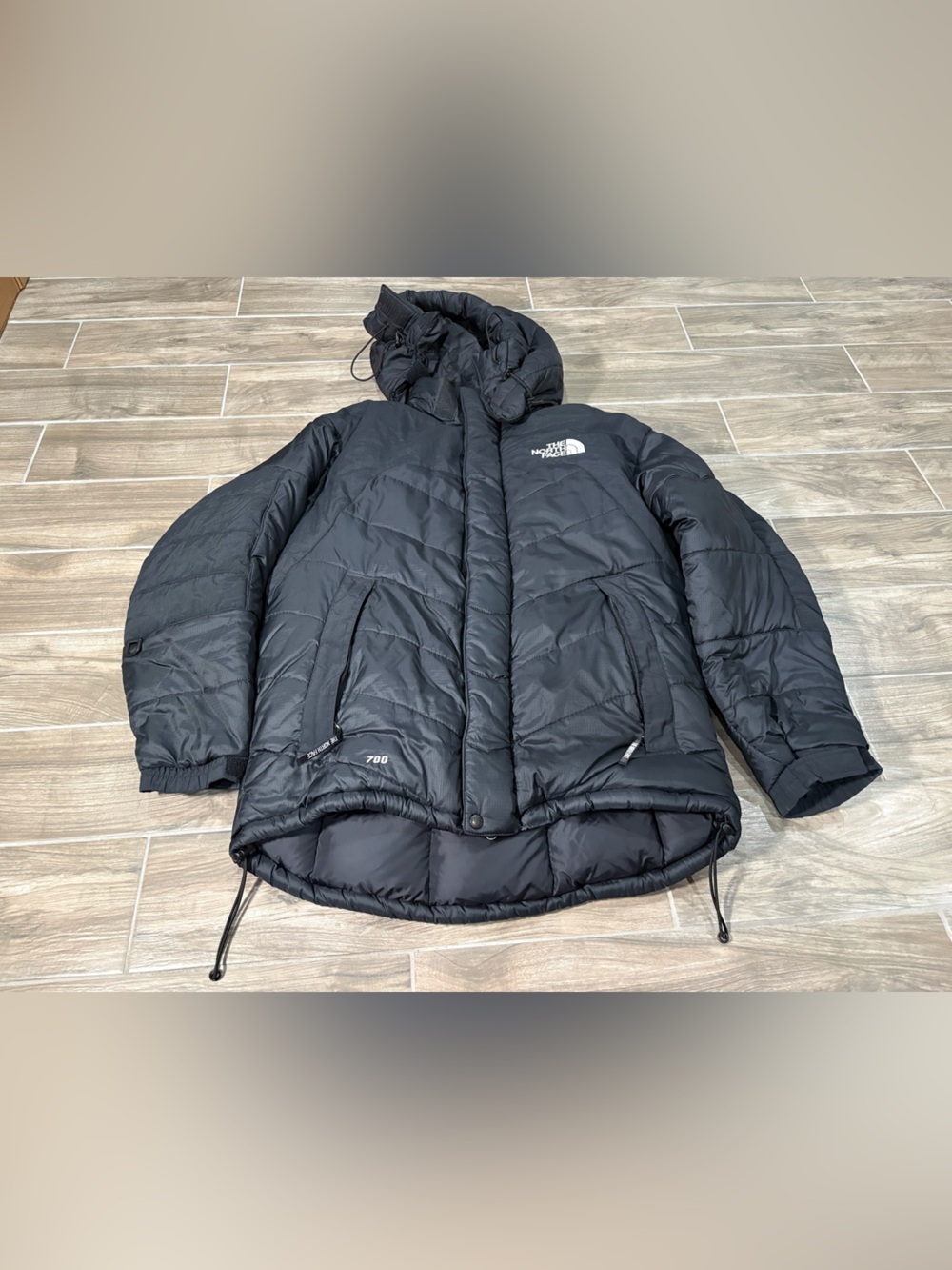Vintage North Face Mens X Large 700 Down Puffer Jacket Coat XL Hood Long